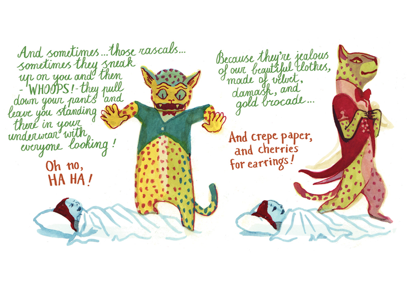 Illustration for article titled D&Q exclusive: Panther puts a chilling twist on a little girl’s imaginary friend